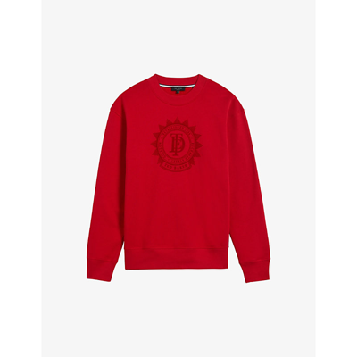 Ted Baker Aye Graphic Sweatshirt In Red