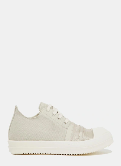 Rick Owens DRKSHDW Canvas Hustler Low 新品 Rick Owens Drkshdw Women's Canvas Hustler Low Sneakers In