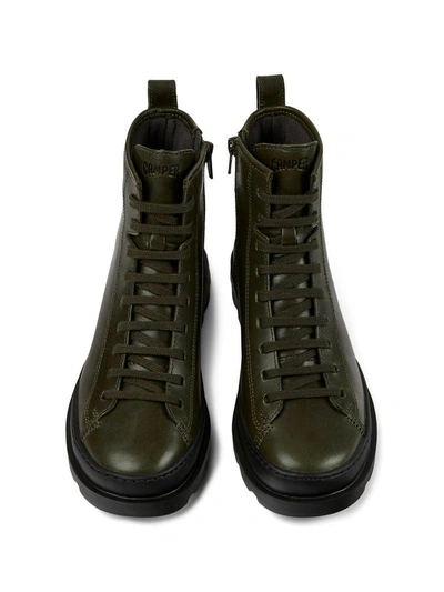 Camper Women Brutus Ankle Boots In Green