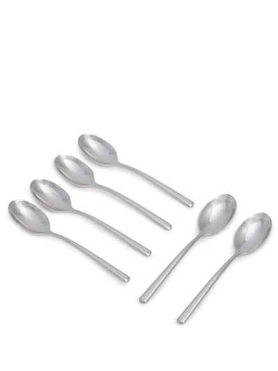 Sambonet Taste Espresso Spoon Set (set Of 6) In Silver