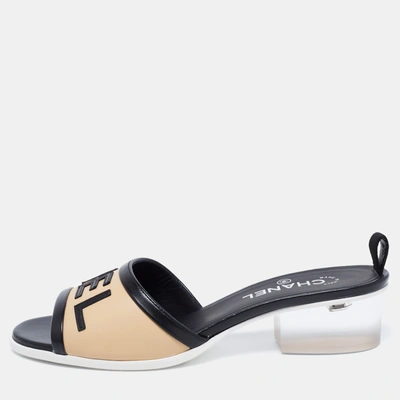 Chanel Logo Cork Slide Sandals - Neutrals Sandals, Shoes
