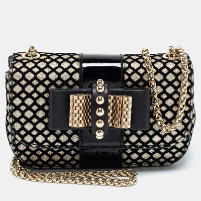 Christian Louboutin, Bags, Christian Louboutin Sweet Charity Goldblack Bag