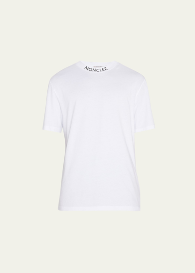 Moncler Men's Logo-Neck T-Shirt - Bergdorf Goodman