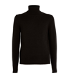 Ralph Lauren Purple Label Slim-fit Cashmere Rollneck Sweater In Classic Black