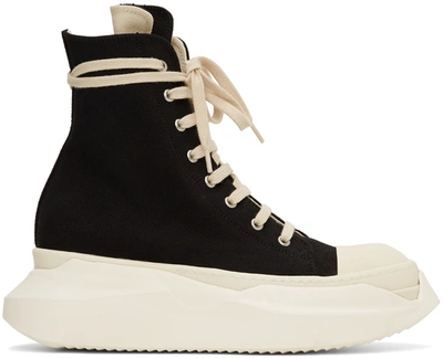 Rick Owens Drkshdw Scarpe Distressed Twill High-top Trainers In