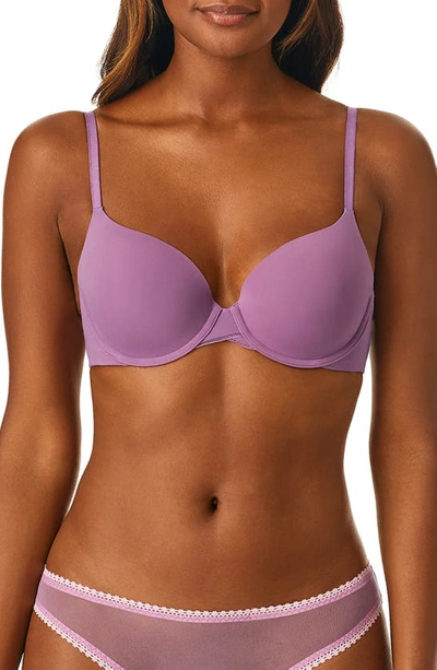 On Gossamer Sleek Micro Convertible T-shirt Bra In Chinese Violet