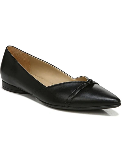 Naturalizer Beau Pointed Toe Flat In Black