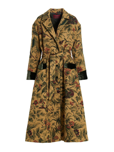 F.r.s For Restless Sleepers Woman Medusa Coat In Multicolor