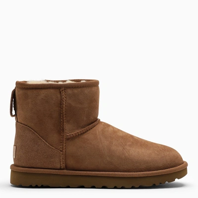 Ugg Classic Mini Ii Hazelnut-coloured Ankle Boots In Brown