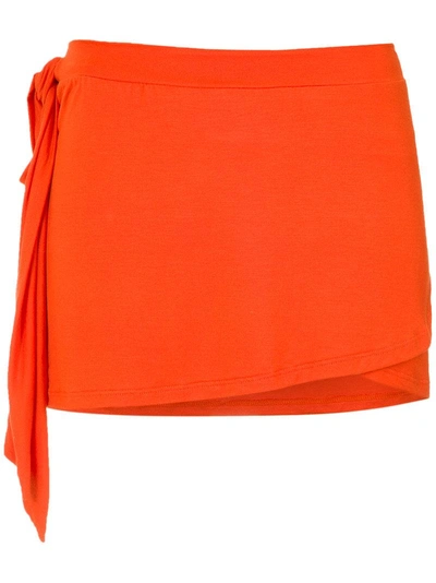 Amir Slama Envelope Cover-up - Orange In Orange