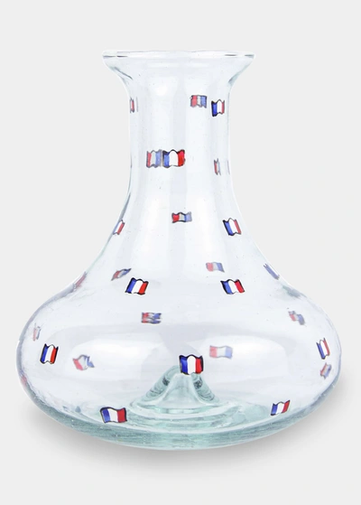 Marin Montagut French Drapeaux Decanter In Multi