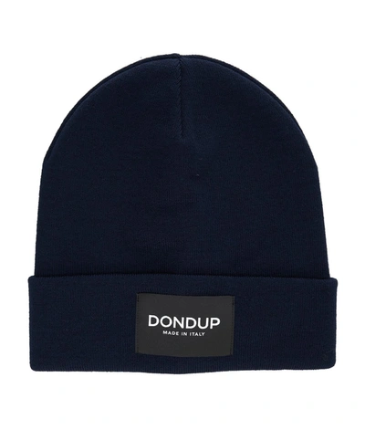 Dondup Mens Blue Other Materials Hat In Blue,black