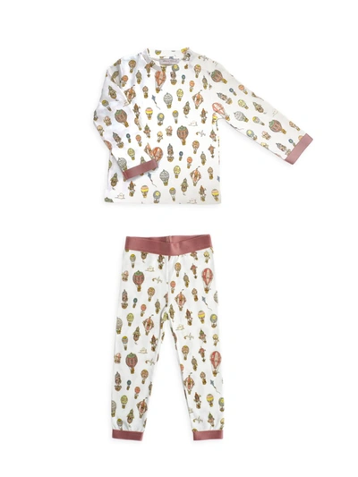 Atelier Choux Baby's & Little Kid's 2-piece Hot Air Balloon Pajama Set In Neutral