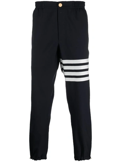 Thom Browne 4-bar Stripe Tailored Trousers In Blue