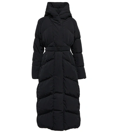 Canada Goose Marlow Padded Longline Shell-down Coat In Black