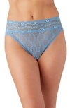 B.tempt'd By Wacoal Lace Kiss High Cut Panties In Allure