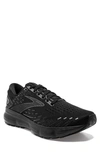 Brooks Glycerin 20 Running Shoe In Black/black/ebony