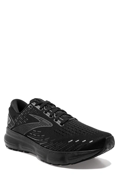 Brooks Glycerin 20 Running Shoe In Black/ Black/ Ebony