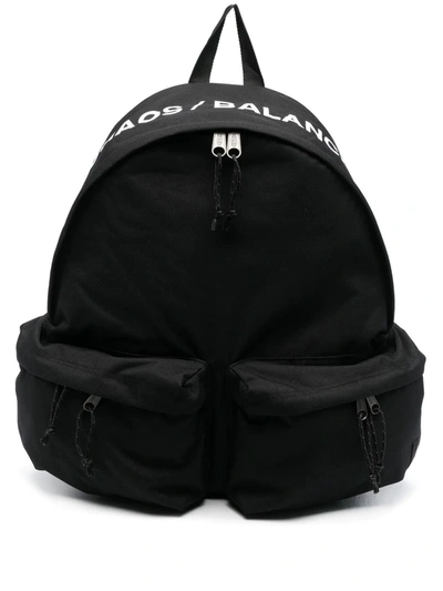 Undercover Black Eastpack Edition Nylon Backpack In Schwarz