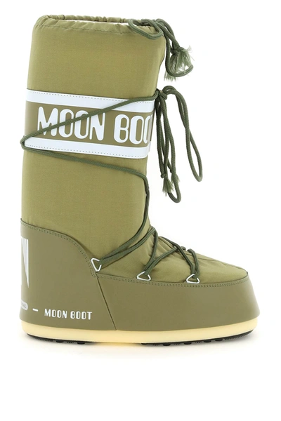 Moon Boot Snow Boots Icon In Khaki