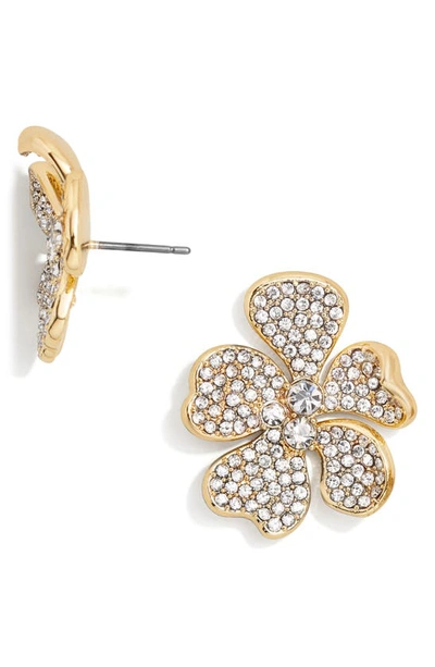 Baublebar Lizzie Flower Stud Earrings In Gold