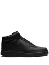 Nike Men's Court Vision Mid Next Nature Casual Sneakers From Finish Line In Black