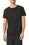 Beyond Yoga Always Beyond Relaxed Fit Short Sleeve Performance Tee In Darkest Night