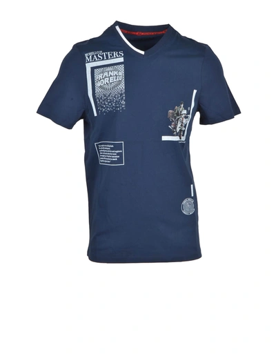 Frankie Morello T-shirts Men's Blue T-shirt