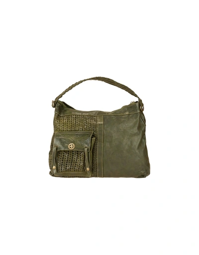 Luciano Gelisio Handbags Lipari In Green