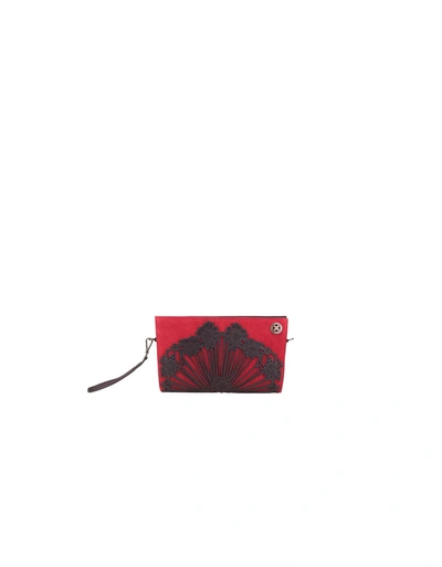 Luciano Gelisio Handbags Corolla In Red