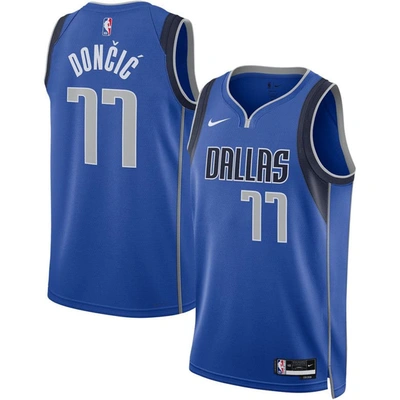 Nike Dallas Mavericks Icon Edition 2022/23  Men's Dri-fit Nba Swingman Jersey In Blue