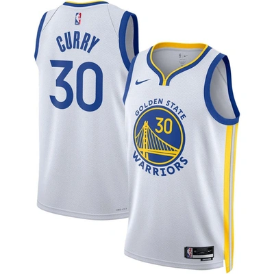 Nike Golden State Warriors Association Edition 2023/24  Men's Dri-fit Nba Swingman Jersey In White