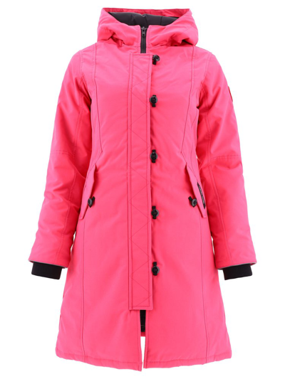 Canada Goose Kids' Brittania 625 Fill Power Down Parka In Summit Pink