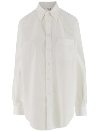 Maison Margiela Buttoned Long In White