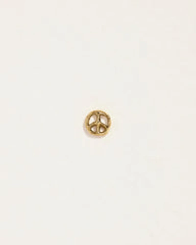 Piercing Peace Stud In Gold