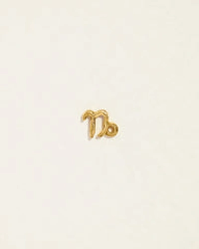 Piercing Capricorn Stud In Gold