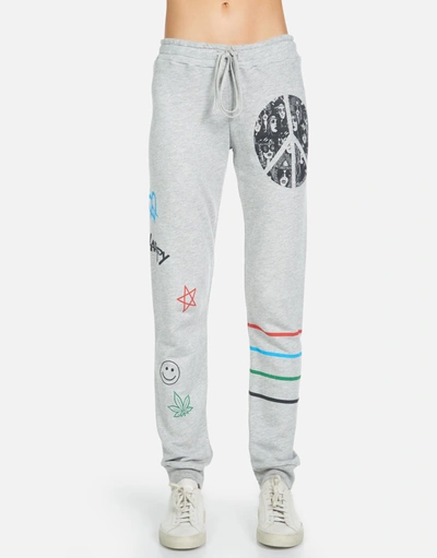 Lauren Moshi Jess Peace Hippie In Heather Grey