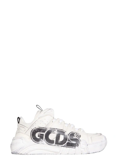 Gcds Slim Skate Sneakers In White