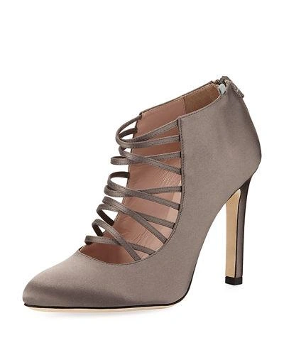 Sjp By Sarah Jessica Parker Revere Satin Strappy Pump In Gray