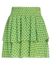 Vanessa Scott Mini Skirts In Green