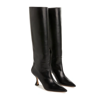 Stuart Weitzman Xcurve 85 Slouch Boot Knee-high In Negro