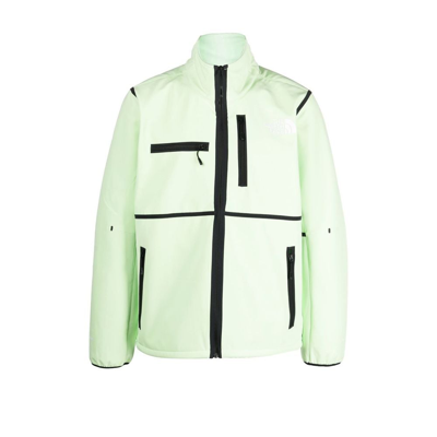 The North Face Chest Logo-print Zipped Jacket In Parina Green