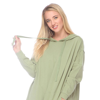 Anna-kaci Comfy Oversized Pullover Hoodie In Green