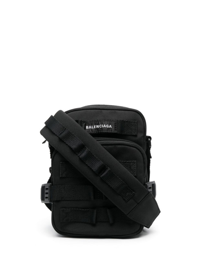 Balenciaga Army Utility Crossbody Bag In 黑色