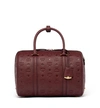 Mcm Essential Boston Bag In Monogrammed Leather In Nk