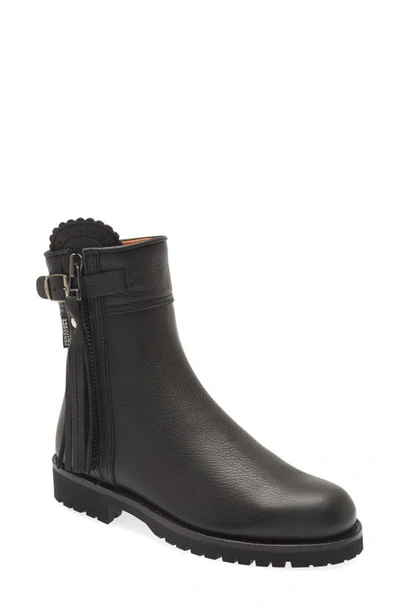 Penelope Chilvers Cropped Tassel Boot In Black