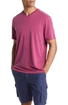 Tommy Bahama Coastal Crest Islandzone® V-neck T-shirt In Pink Papaya