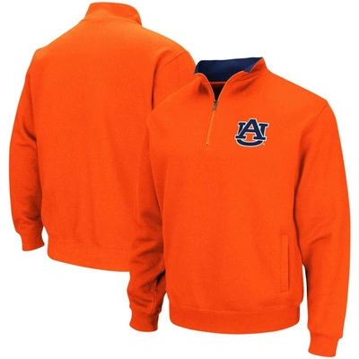 Colosseum Orange Auburn Tigers Tortugas Logo Quarter-zip Pullover Jacket