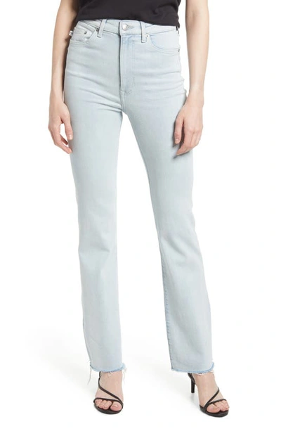 Lovers & Friends Greyson Super High Rise Slim Bootcut Jeans In Meridian