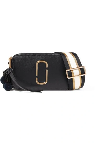 Marc Jacobs Snapshot Embellished Textured-leather Shoulder Bag